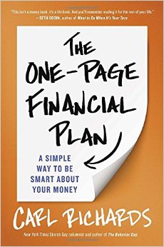 one-page financial plan