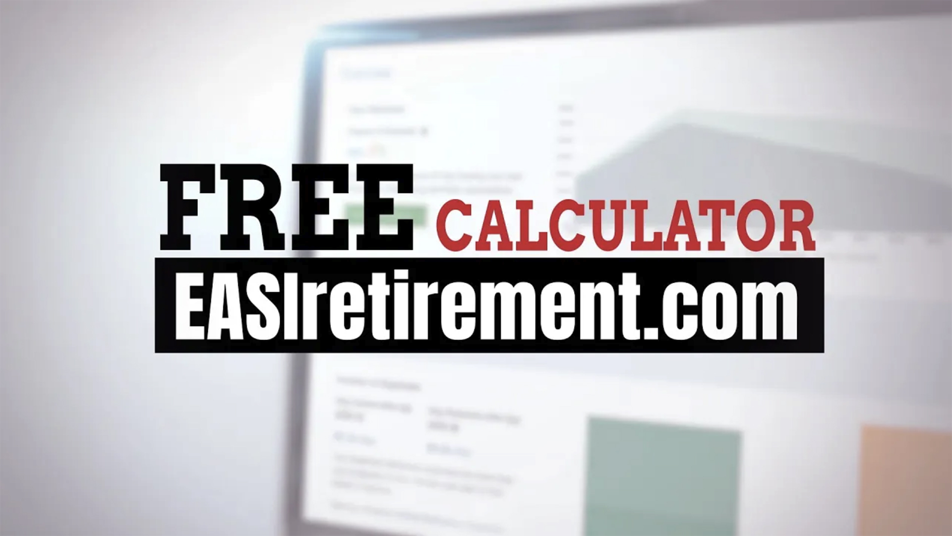 EASIretirement.com: Free Retirement Calculator